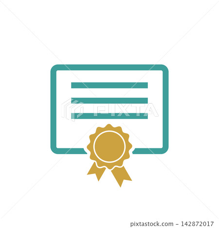 Diploma, Graduate Certificate Icon Vector Template Diploma, Graduate Certificate Icon Vector Template 142872017