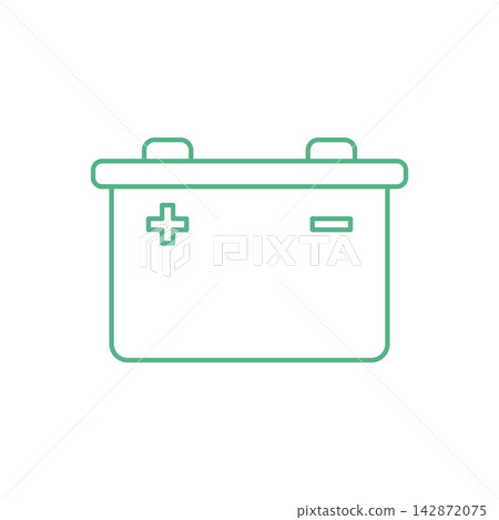 Car Battery Icon Vector Template Illustration Design Car Battery Icon Vector Template Illustration Design 142872075