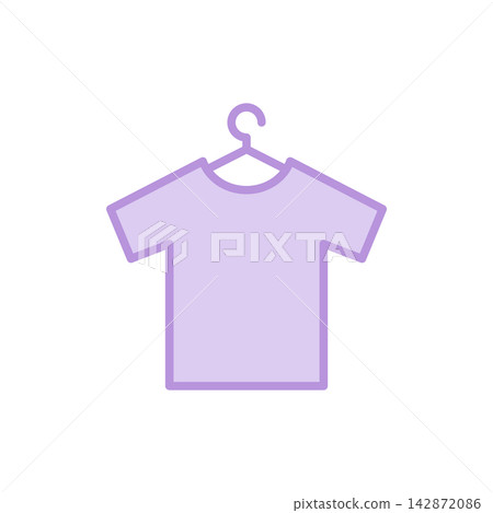 T Shirt Cloth Icon Vector Template Illustration Design 142872086
