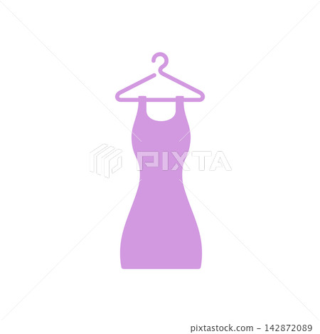 Dress Cloth Icon Vector Template Illustration Design Dress Cloth Icon Vector Template Illustration Design 142872089