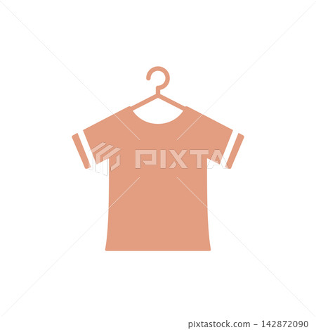 T Shirt Cloth Icon Vector Template Illustration Design 142872090