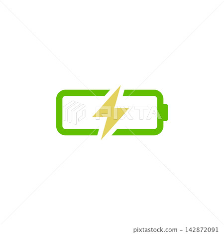 Battery Icon Vector Template Illustration Design Battery Icon Vector Template Illustration Design 142872091