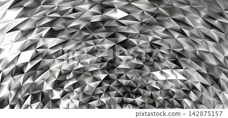 Dark faceted low poly background. Black geometric polygons. Dark faceted low poly background. Black geometric polygons. 142875157