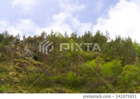 Iskar gorge near village of Bov, Balkan Mountains, Bulgaria. 2 Iskar gorge near village of Bov, Balkan Mountains, Bulgaria. 2 142875931