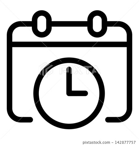 時鐘日曆圖標 142877757