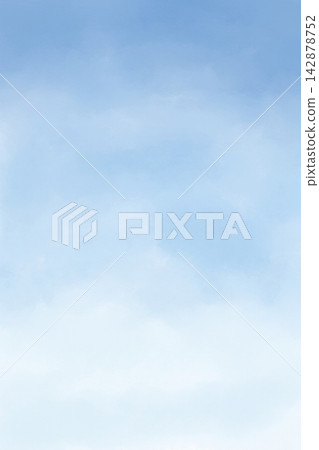 水彩風格背景,藍天 水彩風格背景,藍天 142878752