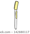 一張簡單可愛的刮鬍刀插圖 142880117