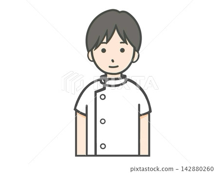 一位支持身體健康的男性整骨醫師 一位支持身體健康的男性整骨醫師 142880260