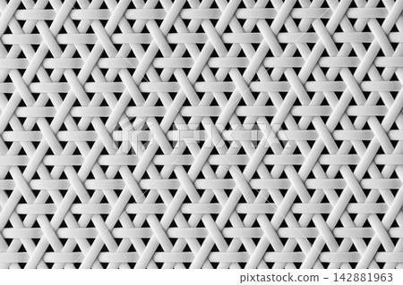 White seamless abstract geometric basket pattern texture wall background structure light backdrop wicker lines stripes White seamless abstract geometric basket pattern texture wall background structure light backdrop wicker lines stripes 142881963