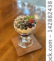 Blueberry parfait - A moment at the cafe 142882438