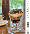 Blueberry parfait - A moment at the cafe 142882440