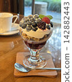 Blueberry parfait - A moment at the cafe 142882443