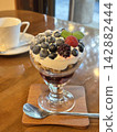 Blueberry parfait - A moment at the cafe 142882444