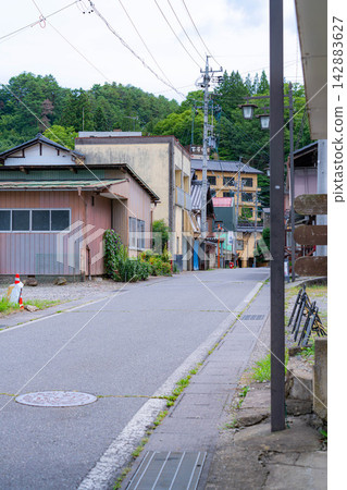 [Hot Spring Town] Streetscape of Bessho Onsen, Ueda City, Nagano Prefecture [Nagano Prefecture] 142883627