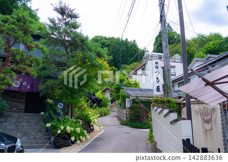 【溫泉小鎮】長野縣上田市別所溫泉街景【長野縣】 【溫泉小鎮】長野縣上田市別所溫泉街景【長野縣】 142883636
