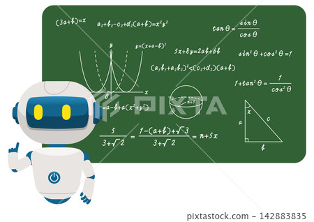 AI代理：一個能夠解決複雜問題的AI機器人的圖像範例。 142883835