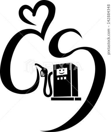 Future map symbols: gas stations, refueling stations, cars, traffic, infrastructure, heartwarming symbols to decorate cities (vector) Future map symbols: gas stations, refueling stations, cars, traffic, infrastructure, heartwarming symbols to decorate cities (vector) 142884348