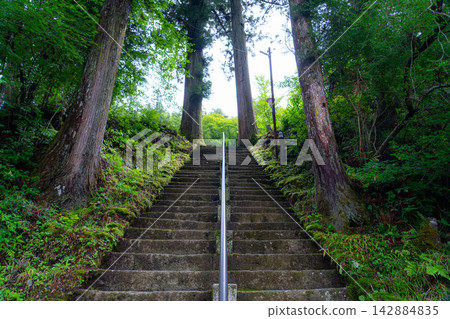 [Hot Spring Town] Streetscape of Kakeyu Onsen, Ueda City, Nagano Prefecture [Nagano Prefecture] 142884835