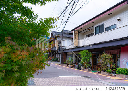 [Hot Spring Town] Streetscape of Kakeyu Onsen, Ueda City, Nagano Prefecture [Nagano Prefecture] 142884859