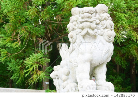 哈里納神社,西入口處的雲京守護獅像 哈里納神社,西入口處的雲京守護獅像 142885170
