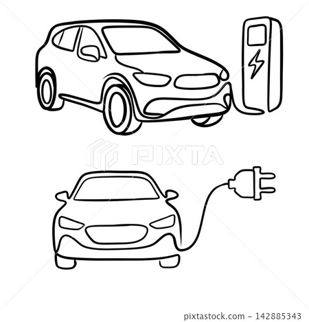 Battery Efficiency and Energy Growth Line Art Icon with Upward Arrow Battery Efficiency and Energy Growth Line Art Icon with Upward Arrow 142885343