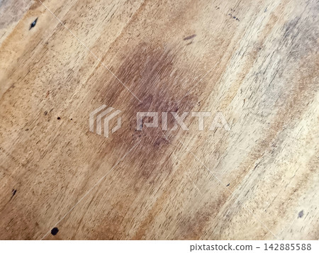 Overhead flat lay shot of a blank wooden board showing natural timber pattern and grain details, ideal for food photography backdrop. Overhead flat lay shot of a blank wooden board showing natural timber pattern and grain details, ideal for food photography backdrop. 142885588