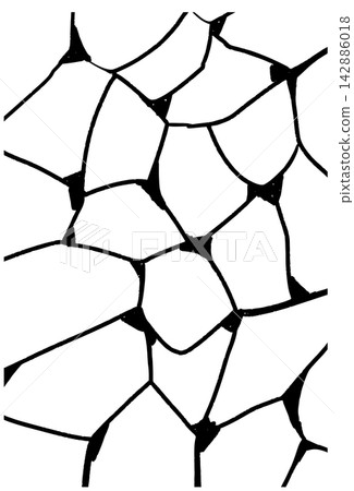Abstract texture material with hand-drawn crackle pattern Abstract texture material with hand-drawn crackle pattern 142886018