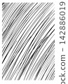 Hand-drawn diagonal stripe texture material 142886019