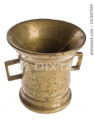 Antique metal jug, pot, jar Antique metal jug, pot, jar 142887084