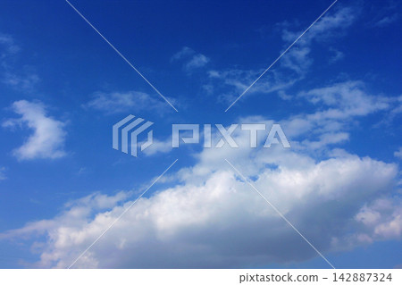 Beautiful blue sky and clouds background Beautiful blue sky and clouds background 142887324