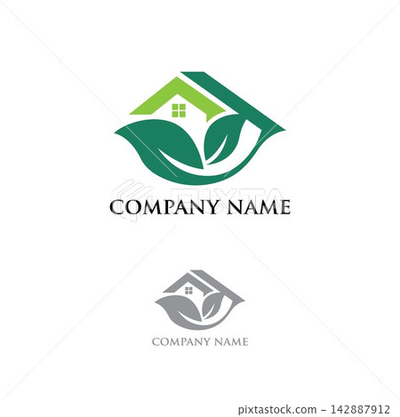 Eco House Real Estate and Sustainable Living Logo Eco House Real Estate and Sustainable Living Logo 142887912
