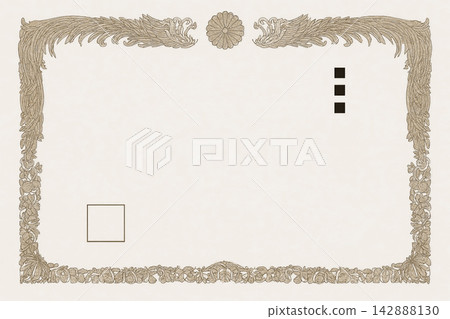 Certificate dan grade diplom karate. Old vintage paper, with frame texture background art design. Certificate dan grade diplom karate. Old vintage paper, with frame texture background art design. 142888130