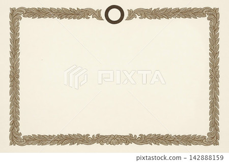 Certificate dan grade diplom karate. Old vintage paper, with frame texture background art design. Certificate dan grade diplom karate. Old vintage paper, with frame texture background art design. 142888159