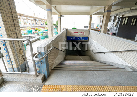 A view from Yuanli Station in Taichung, Taiwan. A view from Yuanli Station in Taichung, Taiwan. 142888428