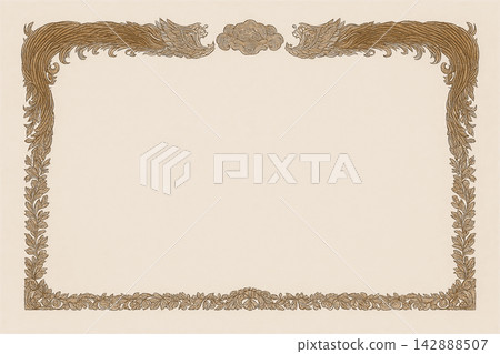 Certificate dan grade diplom karate. Old vintage paper, with frame texture background art design. Certificate dan grade diplom karate. Old vintage paper, with frame texture background art design. 142888507