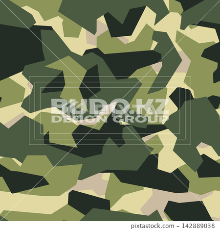 Original Military and hunting camouflage seamless pattern texture. Original Military and hunting camouflage seamless pattern texture. 142889038