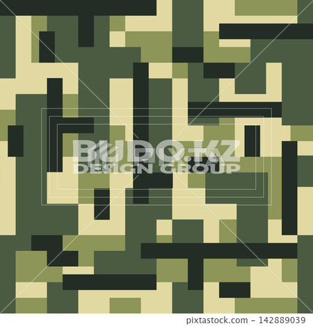 Original Military and hunting camouflage seamless pattern texture. Original Military and hunting camouflage seamless pattern texture. 142889039