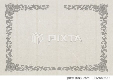 Certificate dan grade diplom karate. Old vintage diplom paper with frame texture background art design Certificate dan grade diplom karate. Old vintage diplom paper with frame texture background art design 142889842