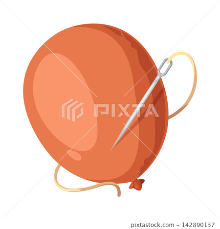 Illustration of Balloon Popping Contest Illustration of Balloon Popping Contest 142890137