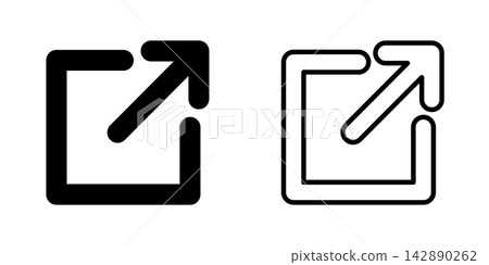 Vector share icon set Vector share icon set 142890262