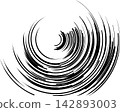 Abstract texture material featuring hand-drawn swirls and spiral lines. 142893003