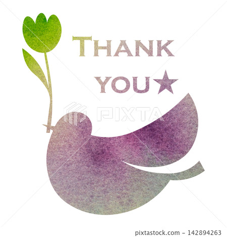 Beautiful watercolor pattern of thank you icon image illustration Beautiful watercolor pattern of thank you icon image illustration 142894263