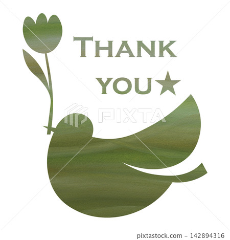 Beautiful watercolor pattern of thank you icon image illustration Beautiful watercolor pattern of thank you icon image illustration 142894316