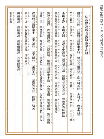 9713 The Heart Sutra, a Buddhist teaching of the Great Prajnaparamita. 9713 The Heart Sutra, a Buddhist teaching of the Great Prajnaparamita. 142894992