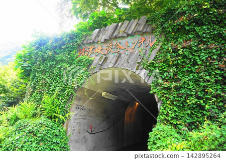 Entrance to the Kiyotsu Gorge Tunnel Entrance to the Kiyotsu Gorge Tunnel 142895264