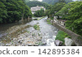 河流穿過山脈 142895384