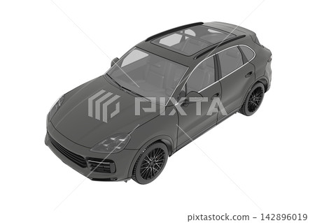 car isolated on transparent background, 3d illustration, cg render car isolated on transparent background, 3d illustration, cg render 142896019