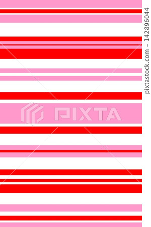 Striped pattern, red, pink, white Striped pattern, red, pink, white 142896044
