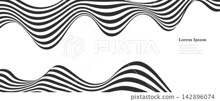 Geometry Abstract Stripe Wave Water Pattern background Geometry Abstract Stripe Wave Water Pattern background 142896074
