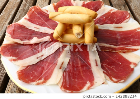 Spanish Ham and Traditional Cured Meat Spanish Ham and Traditional Cured Meat 142898234